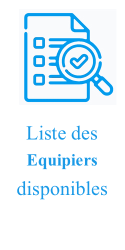 Liste des Equipiers disponibles